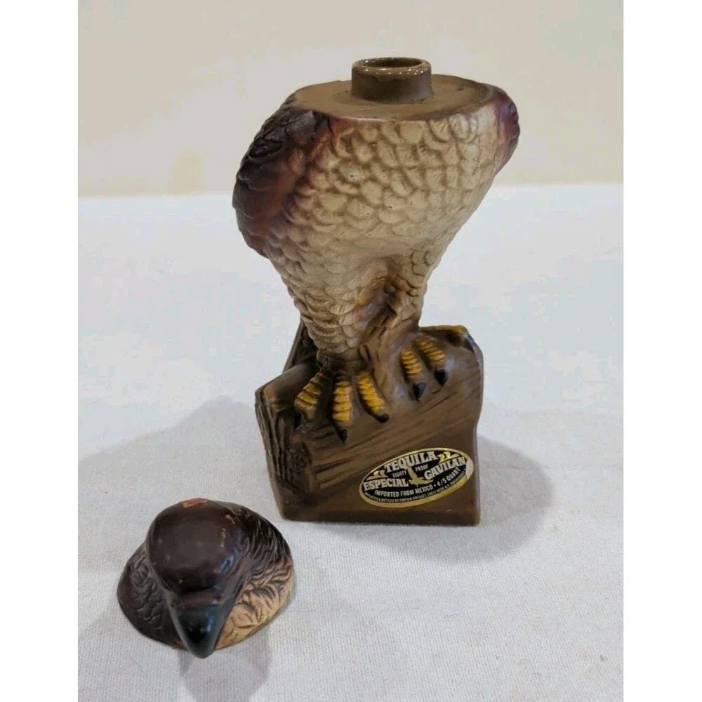 Vintage 1975 Especial Gavilan Hawk Tequila Decanter OMB Liquor Royal Haliburton